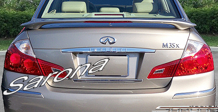 Custom Infiniti M35  Sedan Trunk Wing (2005 - 2006) - $199.00 (Part #IF-052-TW)